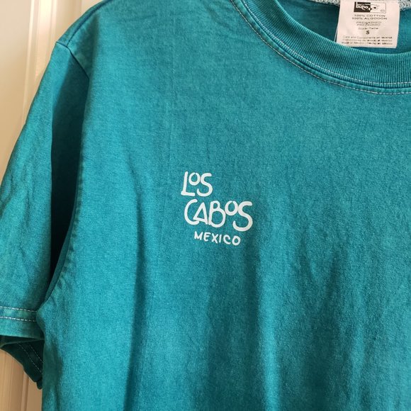 Cabo San Lucas Teal Dolphin T-Shirt - Picture 3 of 6